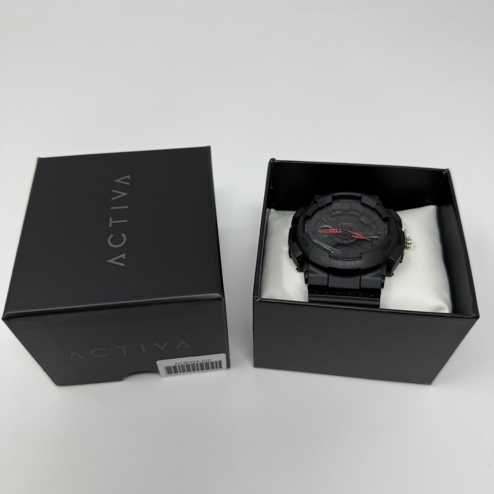 Activa Pixel X Invicta Digital Unisex Watch - 50mm, Black (ACW499-012)
